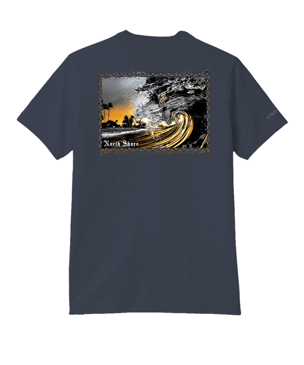 Clark Little Obsidian - Smoke Short Sleeve Pima T-Shirt